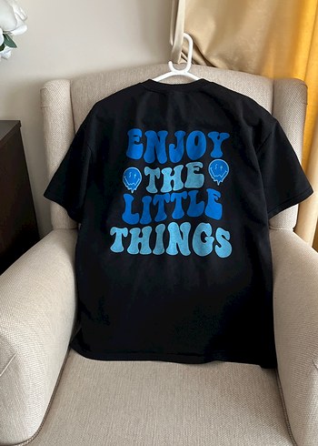 Erkek Siyah Kısa Kollu Baskılı Tişört - Görsel 4