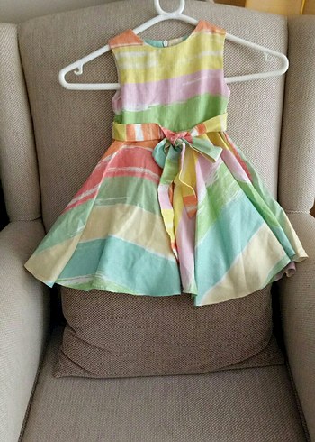 Lome Baby Kız Çocuk Çok Renkli Elbise