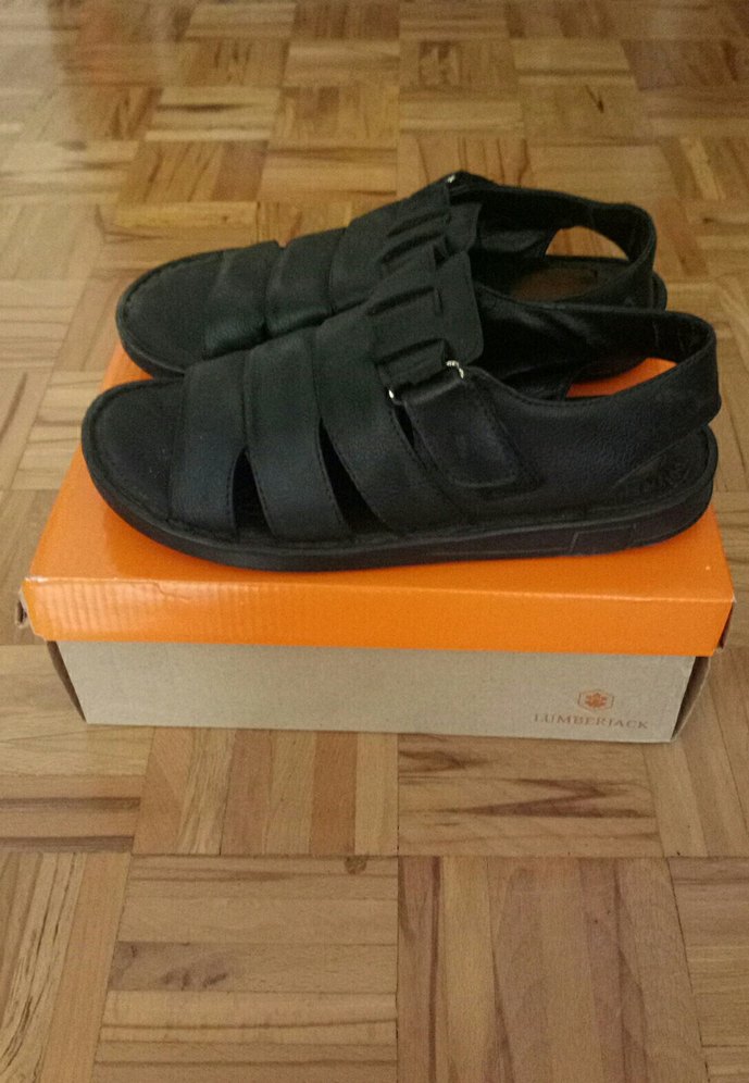 Siyah Erkek Kemerli Sandalet - Görsel 3