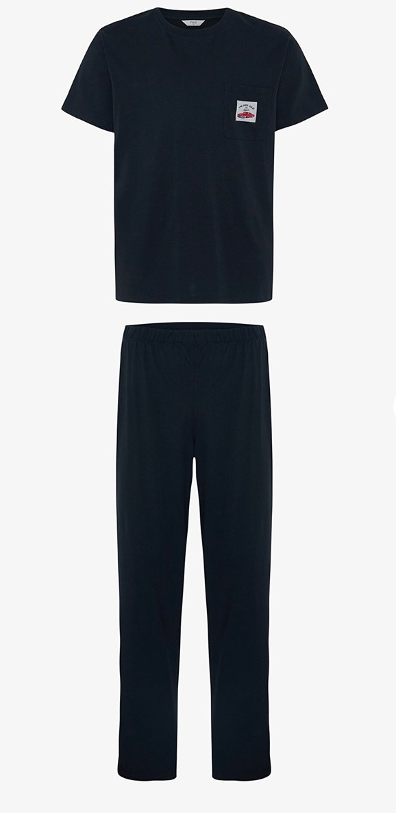 Penti Siyah Araba Detaylı Pijama Takımı - Görsel 4