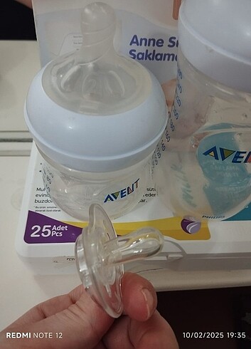  Beden Bebek biberon süt poşeti emzik 