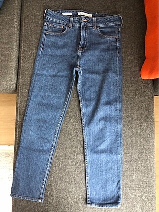 Cigarette denim pantolon