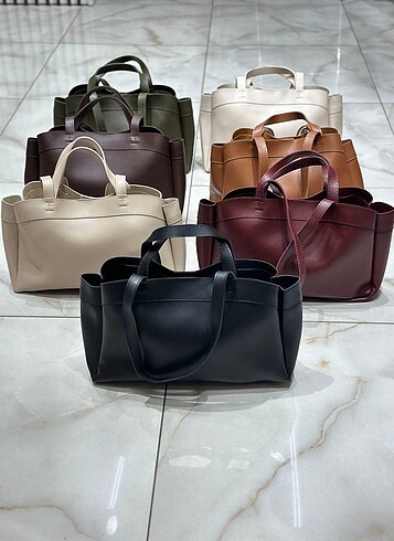 Zara model tote çanta