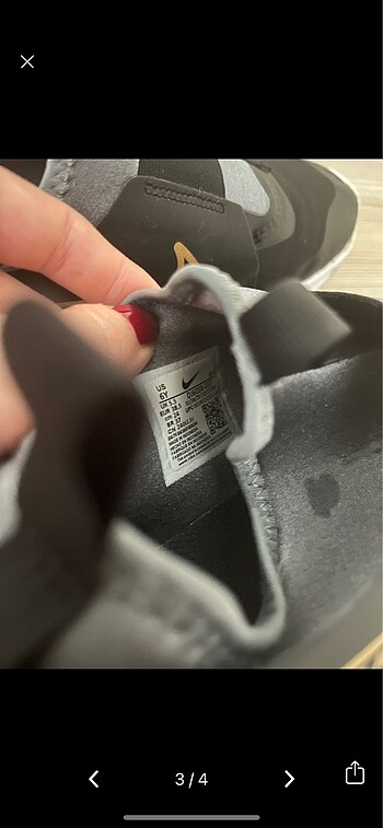 38,5 Beden Nike ayakkabı orijinal