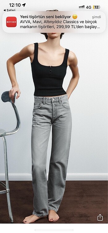 Zara straight jean