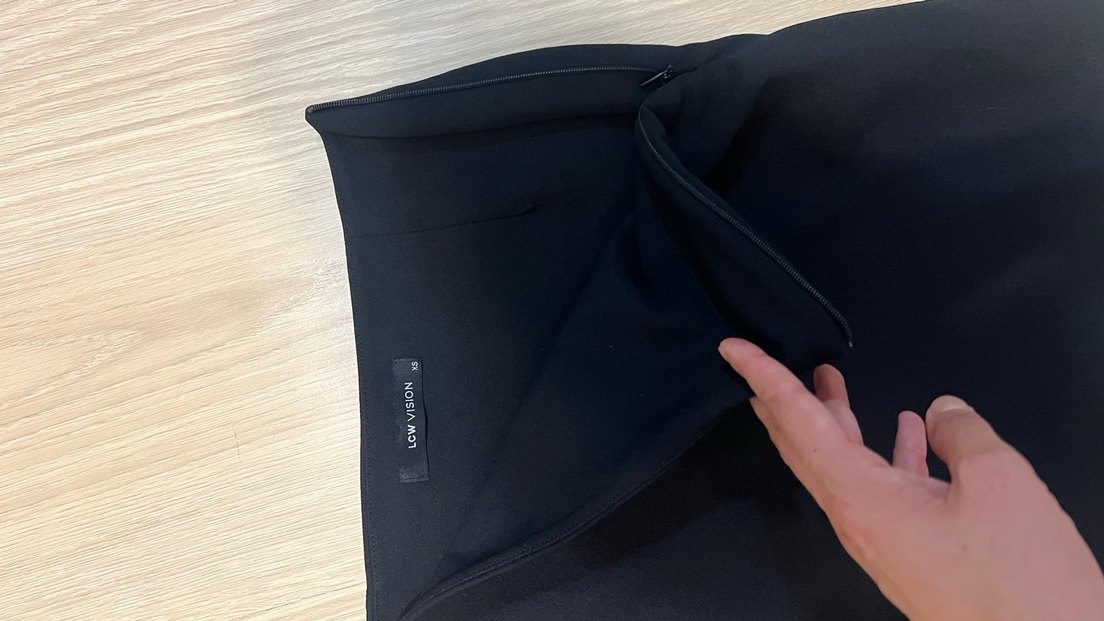 Siyah Midi Kadın Mini Etek - Görsel 2