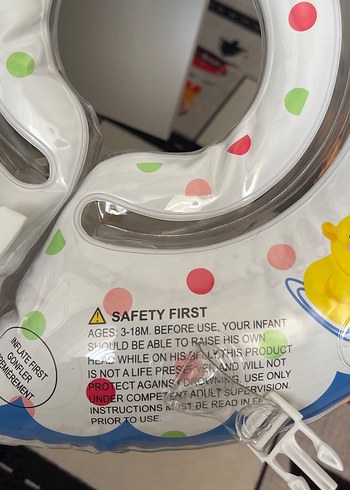 Swimava Mavi Ördek Boyun Simidi - Görsel 5