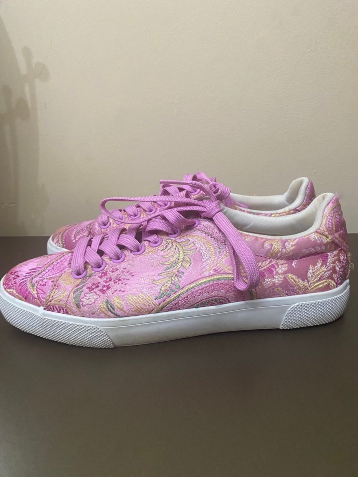 Pembe Bağcıklı Kadın Spor Ayakkabı - Görsel 2