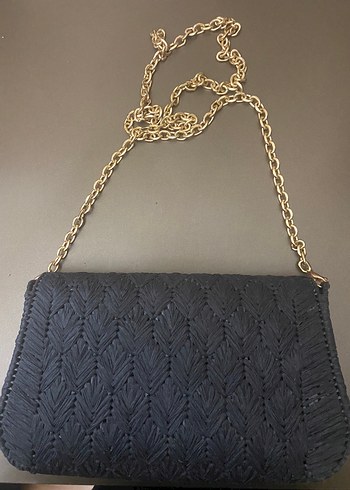 Zincir Detaylı antarist Nakışlı Kadın Çanta - Görsel 2