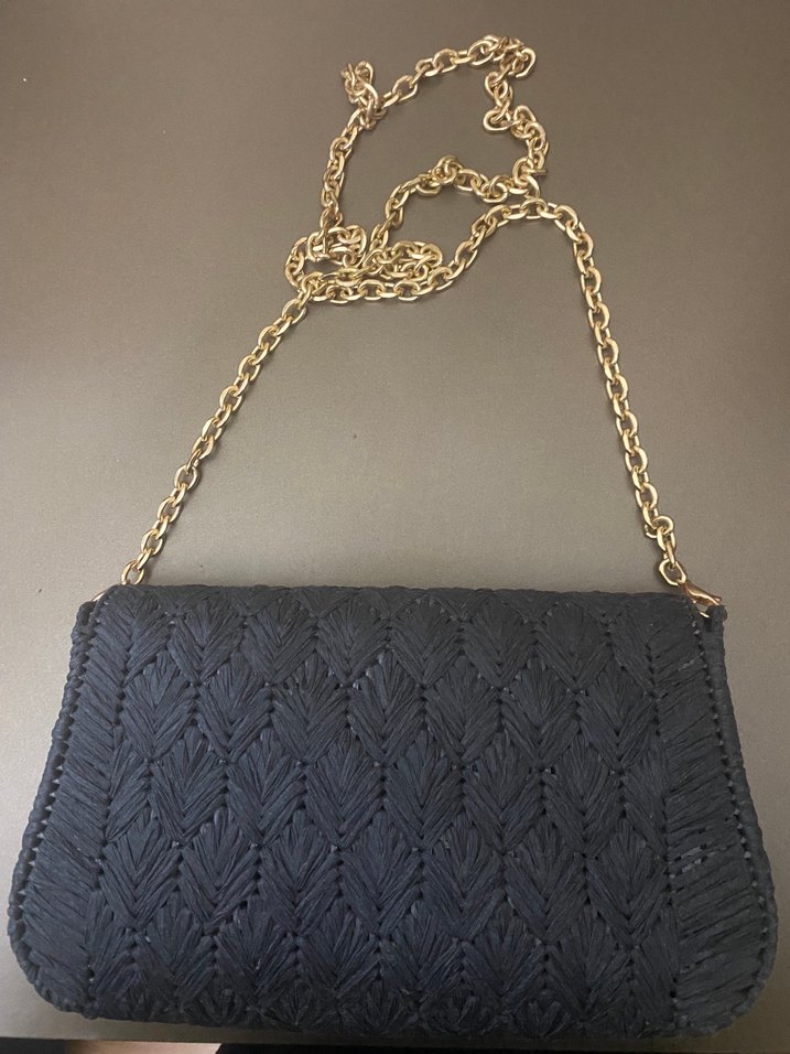 Zincir Detaylı antarist Nakışlı Kadın Çanta - Görsel 2