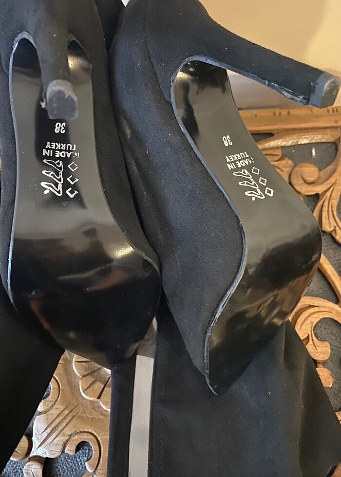 Süet dizüstü çizme - Görsel 4