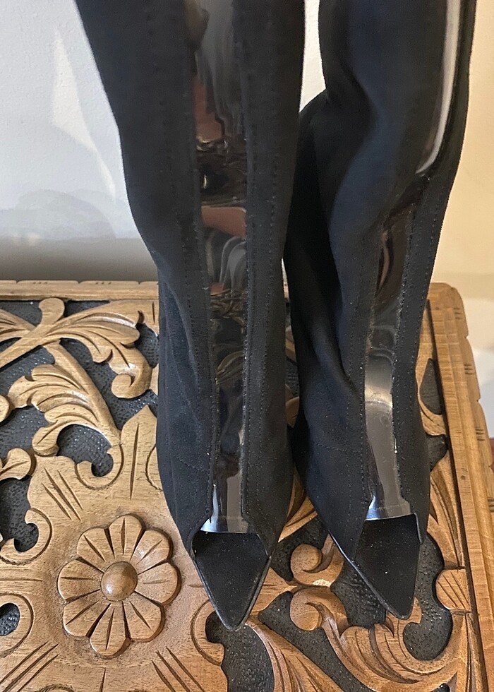 Süet dizüstü çizme - Görsel 3