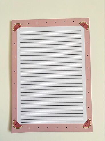 A5 Karpuzlu Notepad