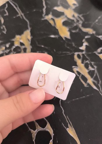 Accessorize Renkli Mini Mavi Düğmeli Küpe