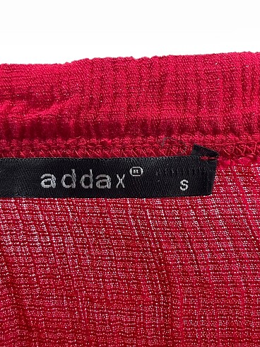 s Beden kırmızı Renk Addax Bluz %70 İndirimli.