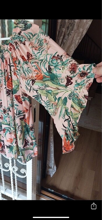 H&M HM çiçekli bluz