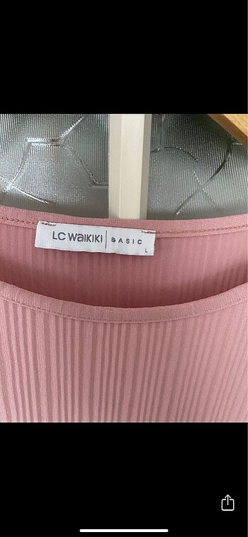 l Beden Sıfır lcw pliseli tunik