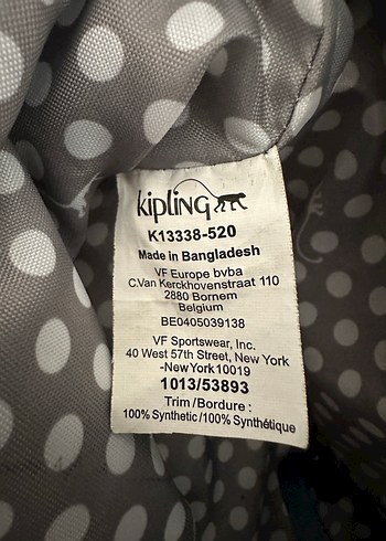 Kipling Orjinal Kipling Navy Mavi Kadın Omuz Çantası