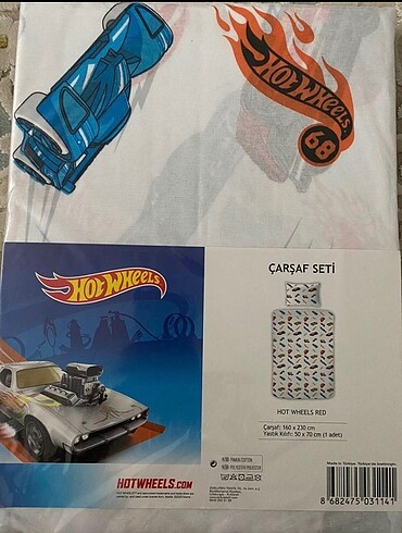 Hotwheels Tek Kişilik Çarşaf Seti