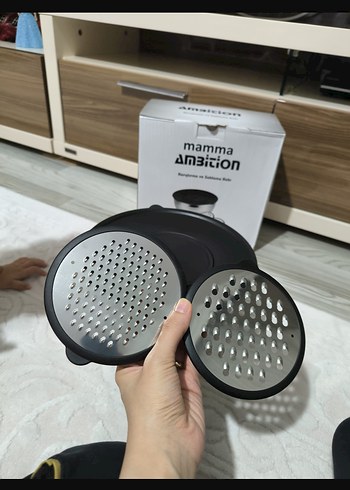 Beden Mamma Ambition 5 Parça Rende aparatlı çelik saklama kabı