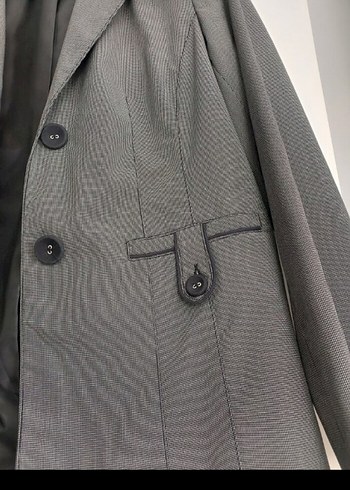 40 Beden gri Renk 40 .42 bedene uyumlu Blazer Ceket