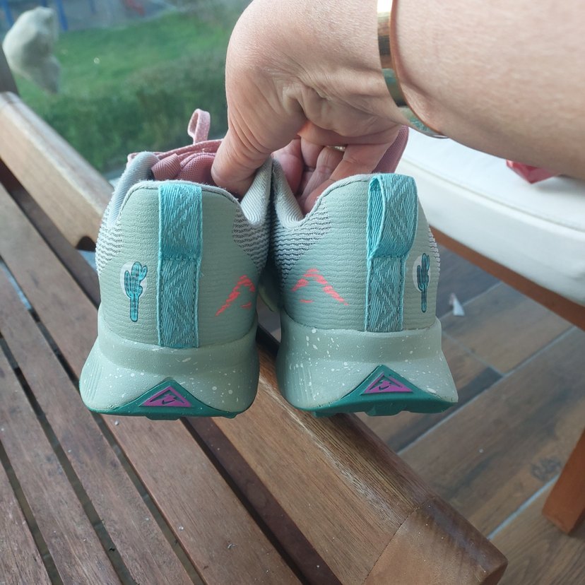 38 numaraNike Turkuaz Bağcıklı  Spor Ayakkabı - Görsel 3