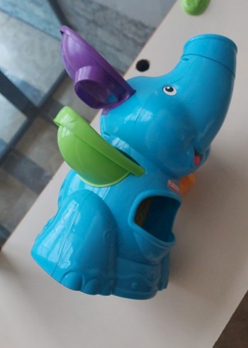 Renkli Fil Figürlü Çocuk Oyuncağı - Görsel 5