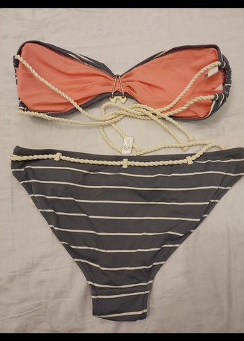  Beden Hafif Kahverengi Hasır Çerçeve ve bikini