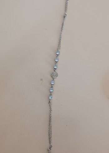 Gümüş, Taşlı Zincir Detaylı Bohem Kadın El Zinciri - Görsel 4