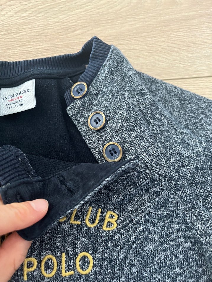 Gri Erkek Sweatshirt Uzun Kollu Triko - Görsel 5