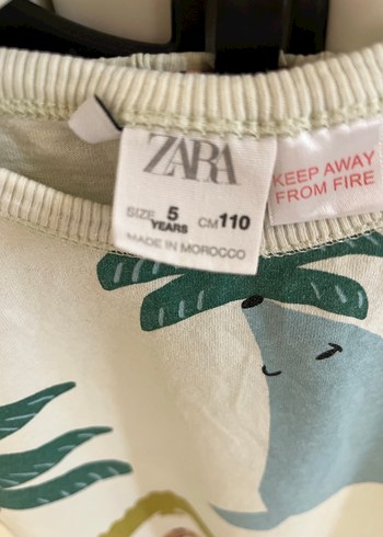 Zara Baskılı Erkek Çocuk Tişörtü, Kısa Kollu, Rahat Kesim