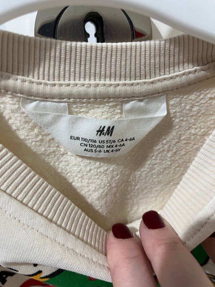 Renkli Baskılı Erkek Çocuk Sweatshirt - Görsel 2