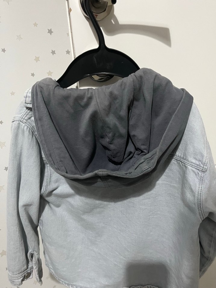 Gri Erkek Çocuk Denim Ceket - Görsel 3