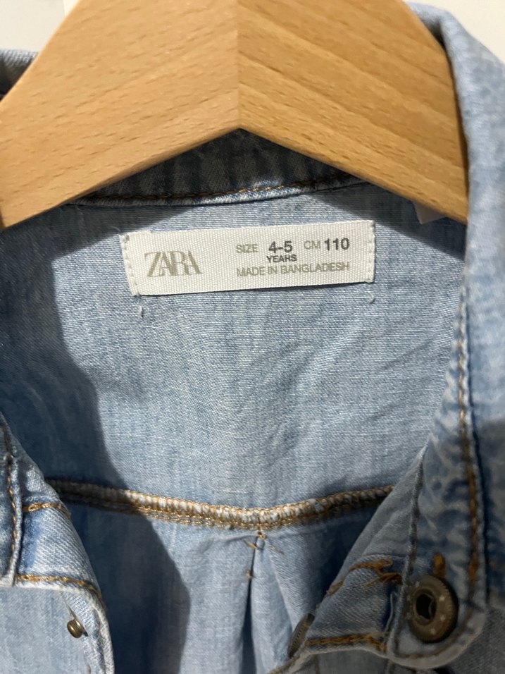 Erkek Çocuk Uzun Kollu Denim Gömlek - Görsel 2