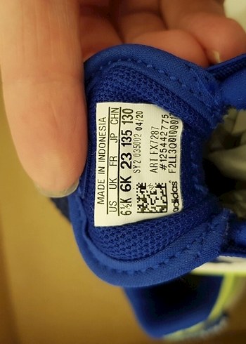 Erkek Çocuk Adidas Mavi Spor Ayakkabı - Görsel 4