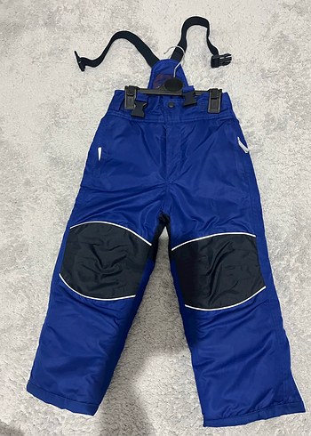 Koyu Mavi Kapüşonlu Erkek Çocuk Mont ve Pantolon - Görsel 3