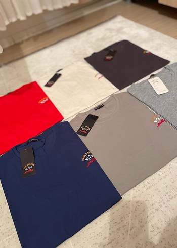 Paul&Shark Gri Baskılı Pamuklu Erkek Tişörtü