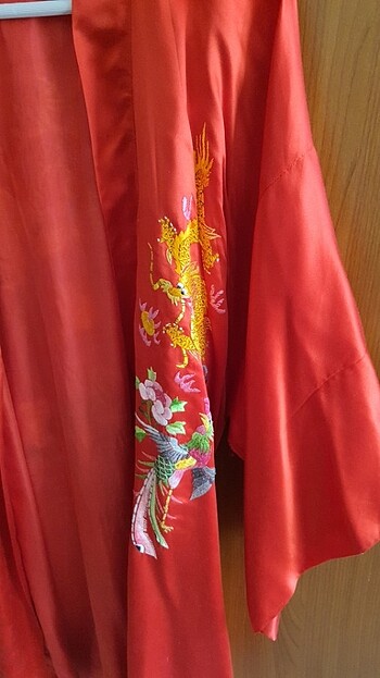 universal Beden kırmızı Renk Bayan kimono