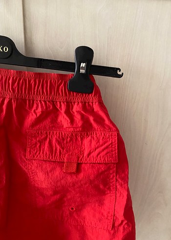 Kırmızı kadın Mini şort - Görsel 7