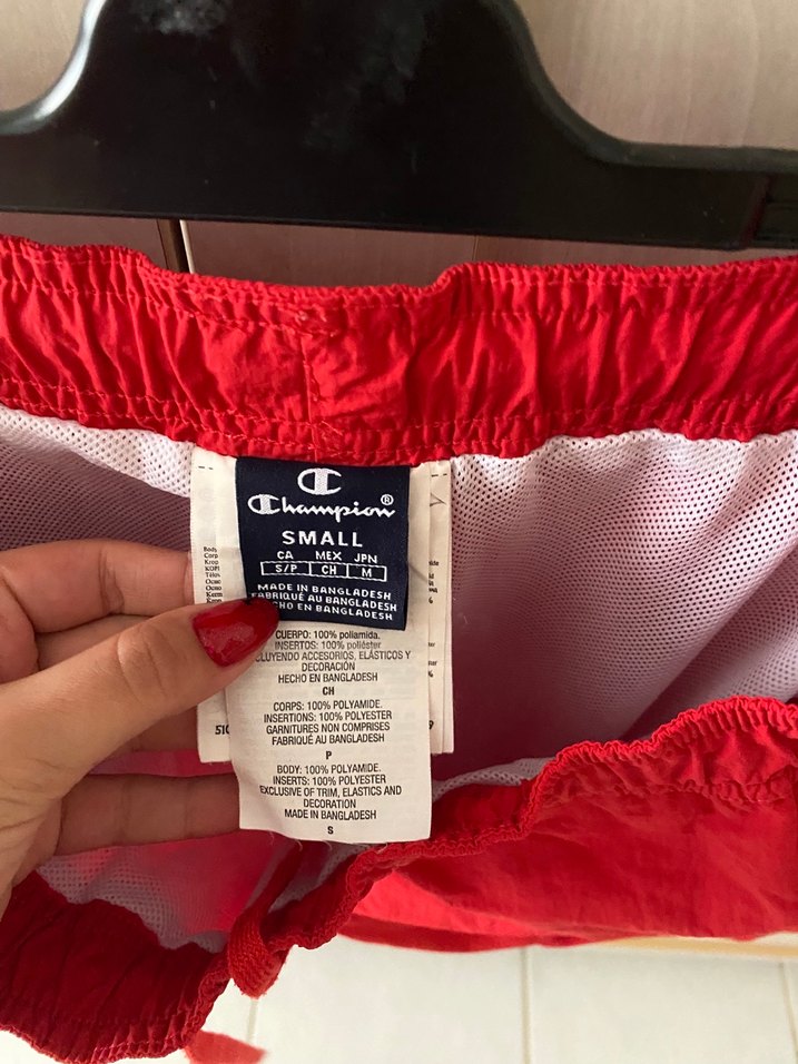 Kırmızı kadın Mini şort - Görsel 3