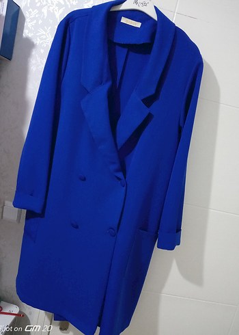 46 Beden mavi Renk Blazer Ceket