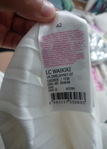 Beyaz Pilili Uzun Kollu Kadın Gömlek - Görsel 8