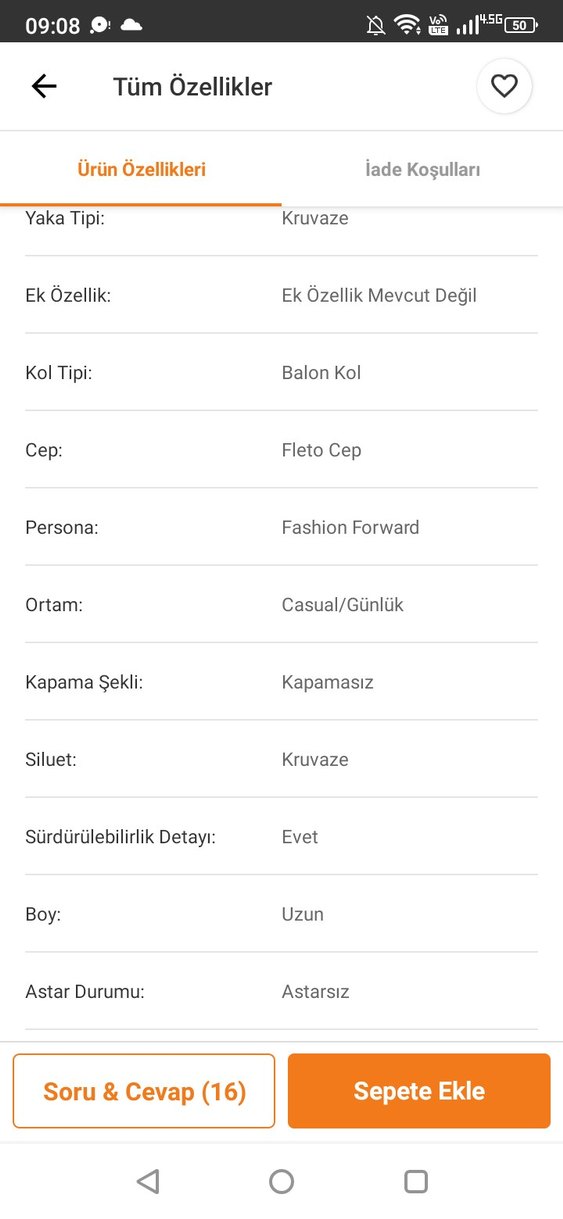 Kahverengi Kadın Uzun Kemerli Trençkot - Görsel 5