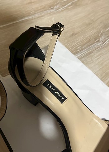 40 Beden Nine West Siyah Kadın Topuklu Sandalet