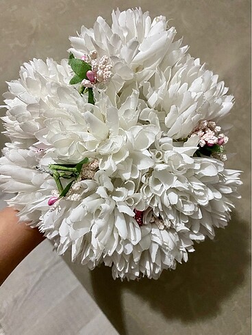  Beden beyaz Renk Gelin çiçeği