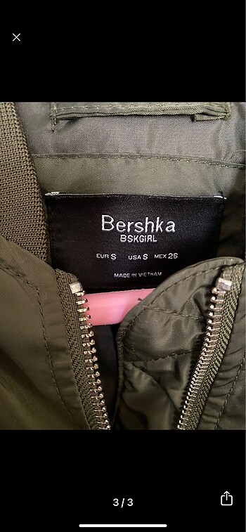 s Beden Bershka Bomber Ceket