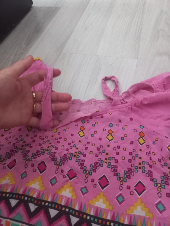 Renkli Bohem tişört - Görsel 3