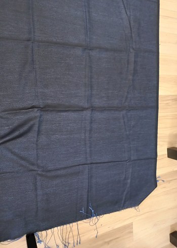 Beden lacivert Renk Püsküllü Lacivert Kadın Şal 180/70 cm