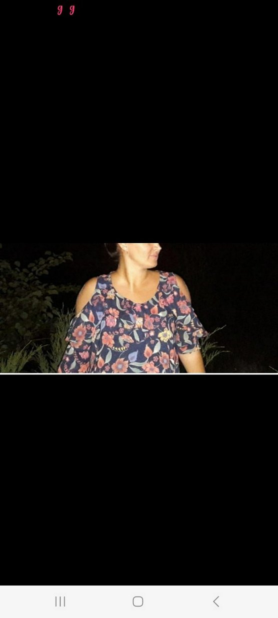 Çiçek Desenli Bohem şifon bluz - Görsel 2