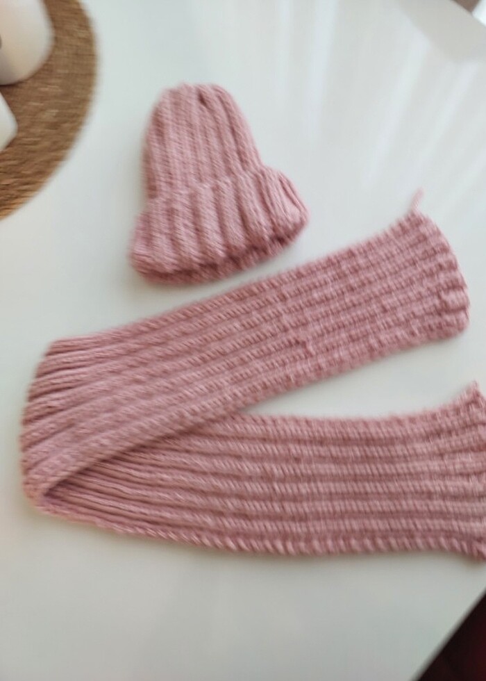 Çocuk atkı bere - Görsel 2